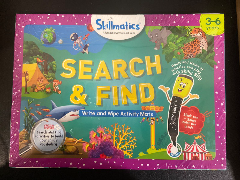 Photo 1 of Skillmatics Preschool Learning Activity - Search and Find Educational Game, Perfect for Kids, Toddlers Who Love Toys, Art and Craft Activities, Gifts for Girls and Boys Ages 3, 4, 5, 6