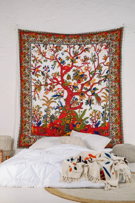 Photo 1 of White Tree Of Life Tapestry