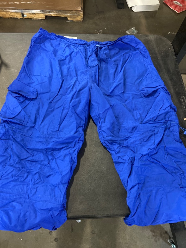 Photo 3 of Size 2XL Blue Cargo Polyester Pants See Photo  A little Different Then Stock Photo