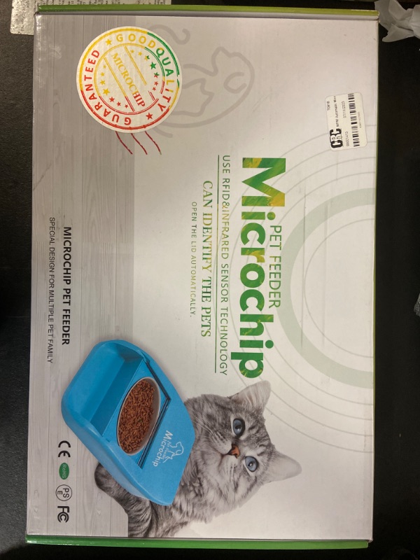 Photo 2 of MPM Automatic Microchip Pet Feeder, APP control, Cat Dog Feeder, RFID Tag, Multi-Pet, LCD Display, Suitable for Both Wet and Dry Food