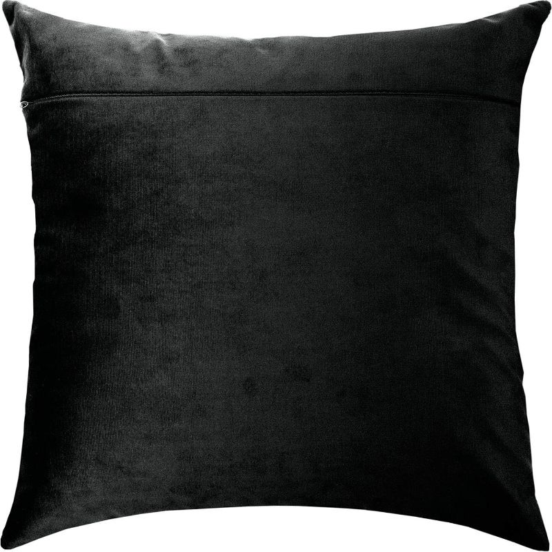 Photo 1 of Black. Velvet Backing for Throw Pillow Kits 16 × 16 inches (with Zipper)