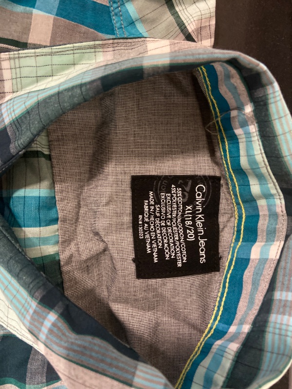 Photo 3 of Calvin Klein Men's Long-Sleeve Flannel Shirt