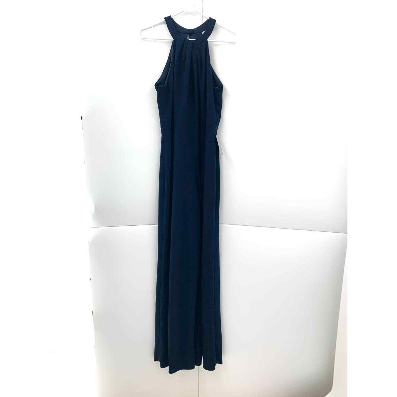 Photo 1 of halter neck blue dress with zipper