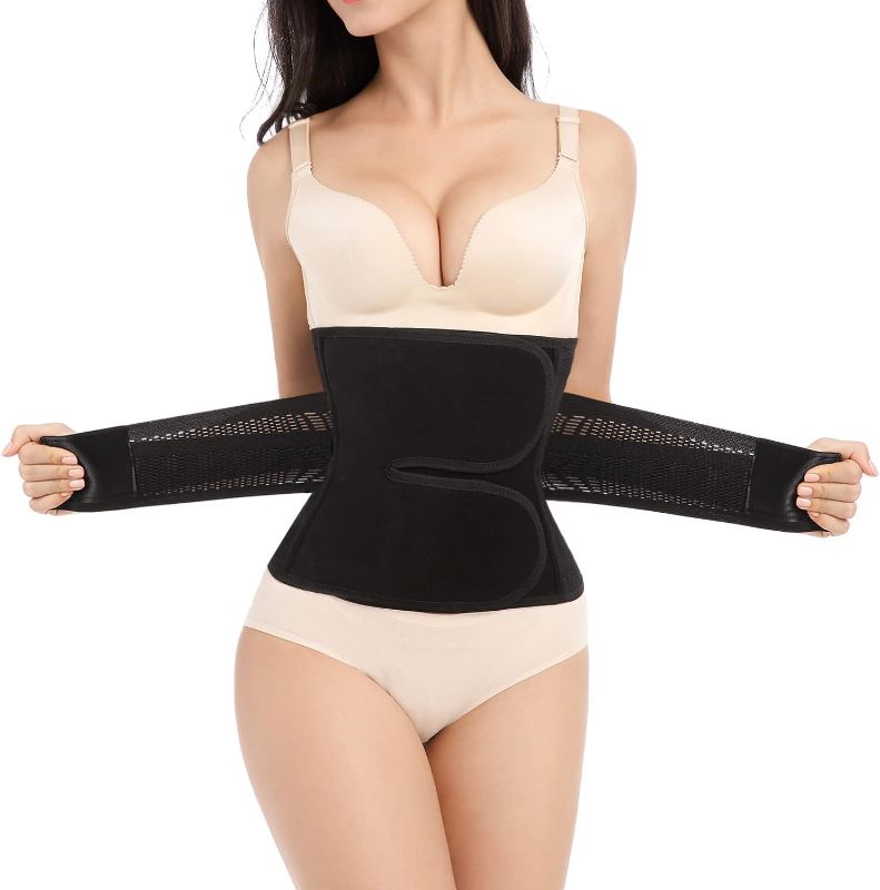 Photo 1 of Trendyline Waist Trainer for Women Lower Belly Fat - Postpartum Corset Cincher Shapewear Girdle Band Body Shaper