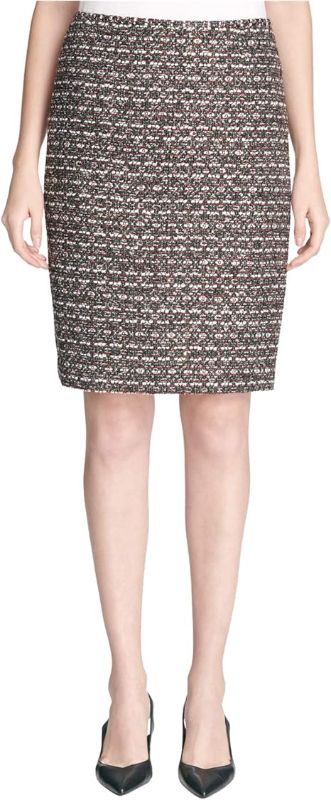 Photo 1 of Calvin Klein Womens Tweed Pencil Skirt