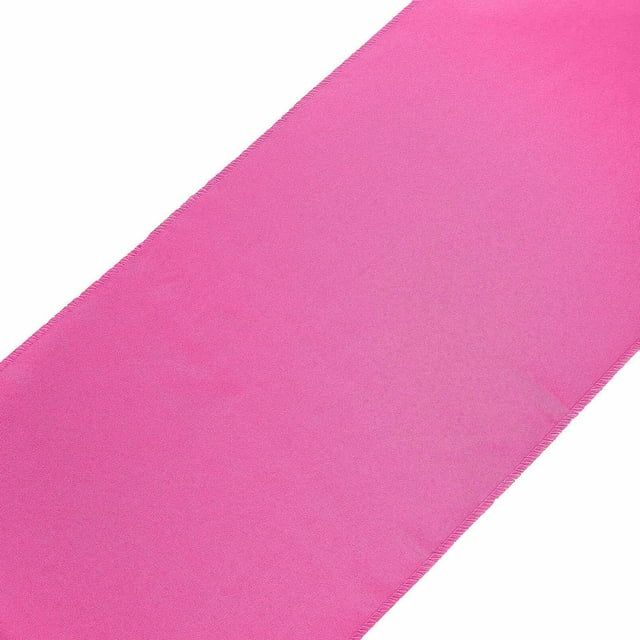 Photo 1 of 2 pack pink Fuchsia Polyester Table Top Runners Wedding Party Linens