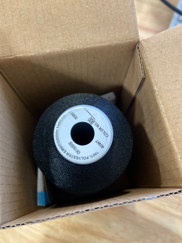 Photo 2 of Simthread 1pc Black Machine Thread - 5500yds