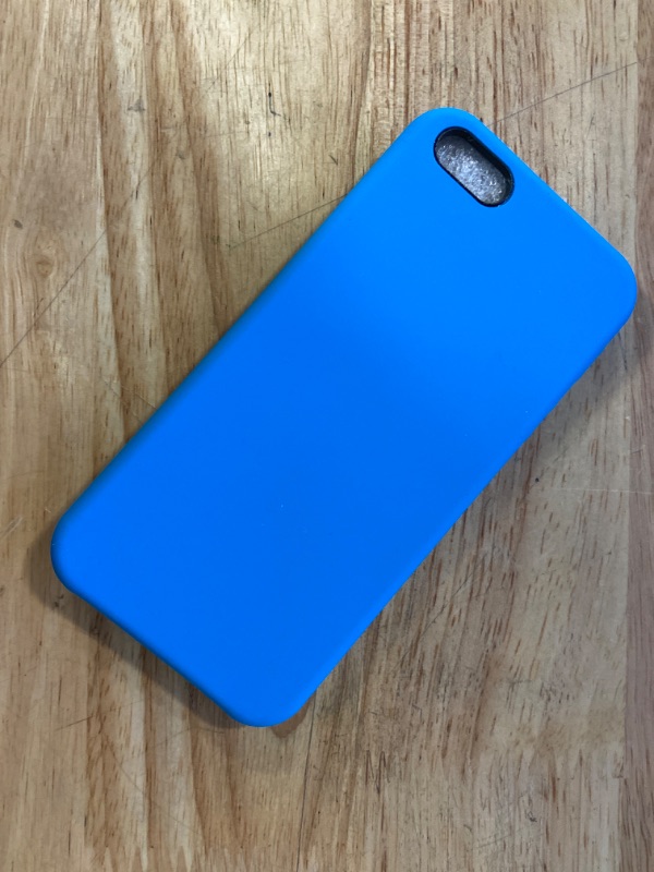 Photo 2 of kwmobile Case Compatible with Apple iPhone SE (1.Gen 2016) / iPhone 5 / iPhone 5S Case - TPU Silicone Phone Cover with Soft Finish - Radiant Blue