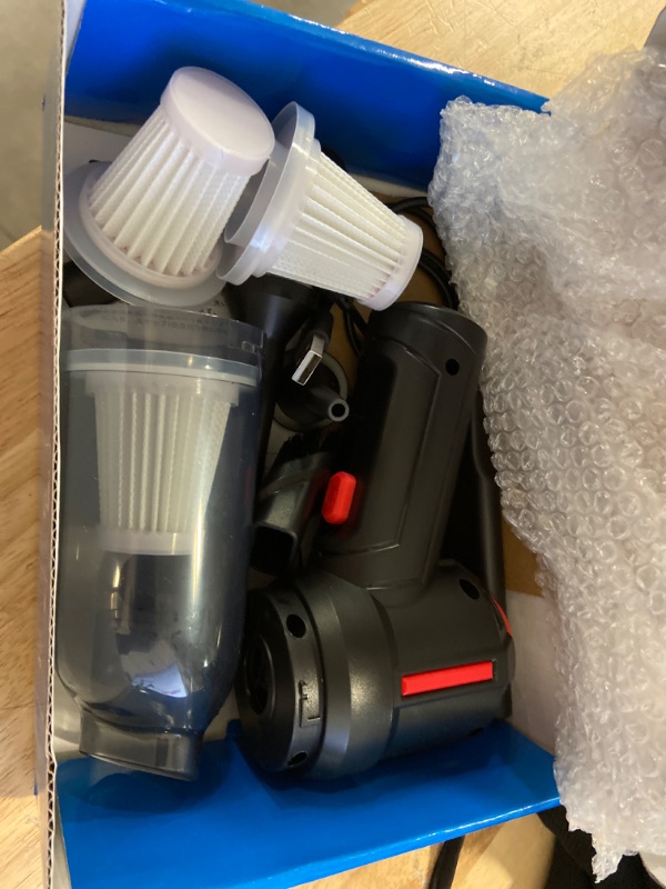 Photo 1 of Compressed Air Duster & Mini Vacuum Keyboard Cleaner 3-in-1, New Generation Canned Air Spray, Portable Electric Air Can, Cordless Blower Computer Cleaning Kit