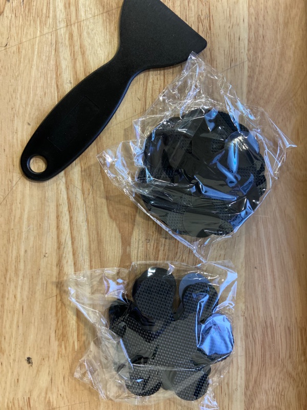 Photo 2 of Secopad Bathtub Stickers Non-Slip, 24PCS Safety Shower Treads Adhesive Appliques with Premium Scrape (Black)