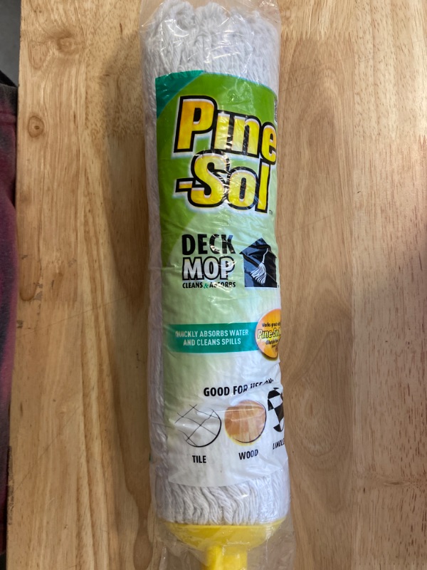 Photo 1 of 4 Pack Pine-Sol Deck Cotton Wet Mop Refill | Replacement head