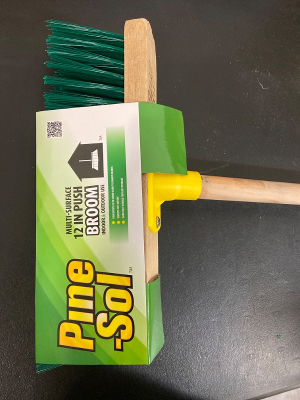 Photo 2 of Pine Sol Push Broom 12 in.