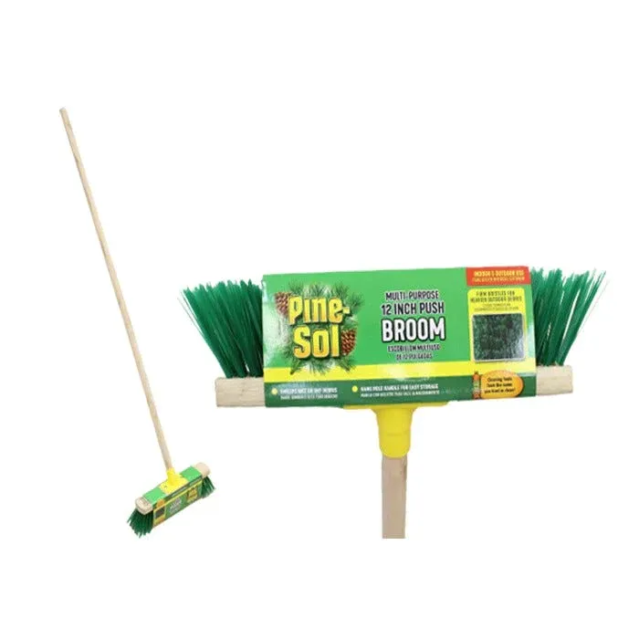 Photo 1 of 2 Pack Pine-Sol Multi-Purpose 16-inch Push Broom Head Only