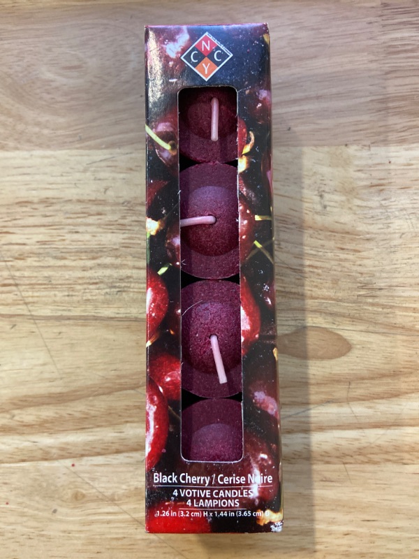 Photo 2 of 7 Packs NCYC Black Cherry Votive Candles, 4-ct. Packs