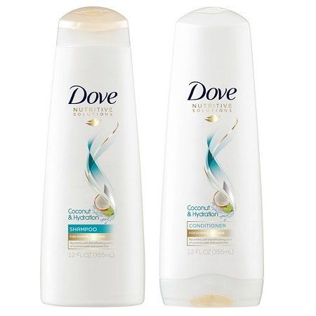 Photo 1 of 2 Pack Dove Nutritive Solutions Coconut & Hydration Shampoo & Conditioner, 12 Fl. Oz. Each