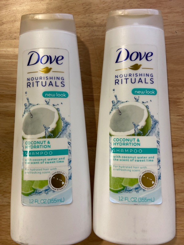 Photo 2 of 2 Pack Dove Nutritive Solutions Coconut & Hydration Shampoo & Conditioner, 12 Fl. Oz. Each