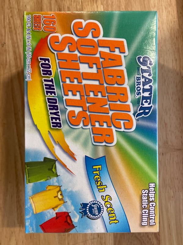Photo 2 of 3 Pack Stater bros Fabric Softener Sheets (160 count)