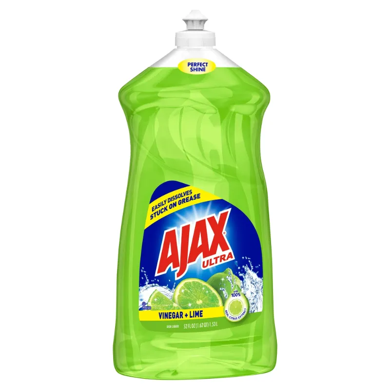 Photo 3 of Bundle: Ajax Super Degreaser Dish Liquid Lemon 52oz + Ajax Ultra Triple Action Liquid Dish Soap, Orange Scent - 52 Fluid Ounce + AJAX Liquid Dish Soap, Lime Scent,52 Fluid Ounce