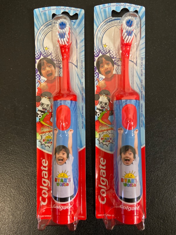 Photo 2 of Pack of (2) Colgate Colgate Kids Battery Powered Toothbrush, Ryans World