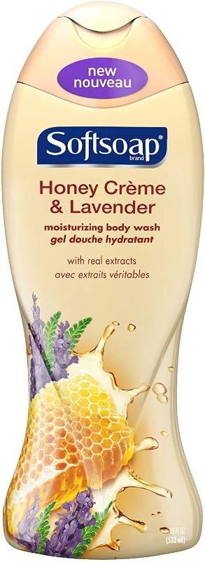Photo 1 of Softsoap Moisturizing Body Wash, Honey Creme and Lavender, 18 Ounce (Pack of 2)