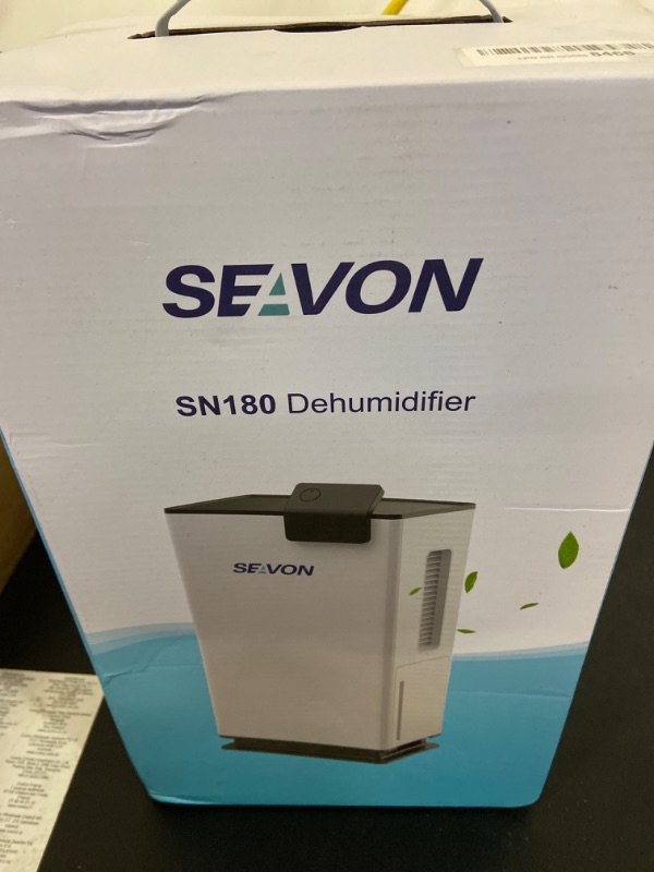 Photo 2 of Dehumidifiers for Home Up to 7500 Cubic Feet, SEAVON Dehumidifier with Remote Controller, Auto-off, 2 Working Modes Quiet and Portable Dehumidifiers Perfect for Bedroom, Bathroom, Basement, RV