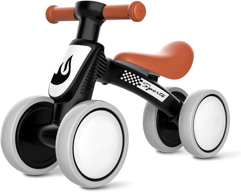 Photo 1 of Baby Balance Bike Toys for 1 Year Old Boy Gifts, 10-36 Month Toddler Balance Bike, No Pedal 4 Silence Wheels & Soft Seat Pre-School First Riding Toys, 1st Birthday Gifts