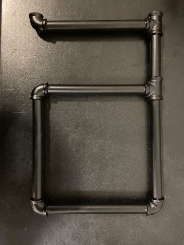 Photo 1 of Wall Mounted Black Industrial Pipe Exercise Ball Storage Rack