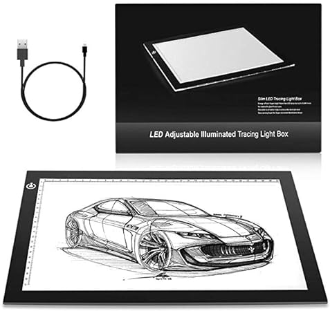 Photo 1 of ME456 A4 LED Light Box 9x12 Inch Light Pad Only 5mm Ultra-Thin USB Power Light Table for Tracing