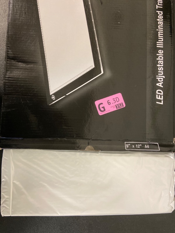 Photo 1 of ME456 A4 LED Light Box 9x12 Inch Light Pad Only 5mm Ultra-Thin USB Power Light Table for Tracing