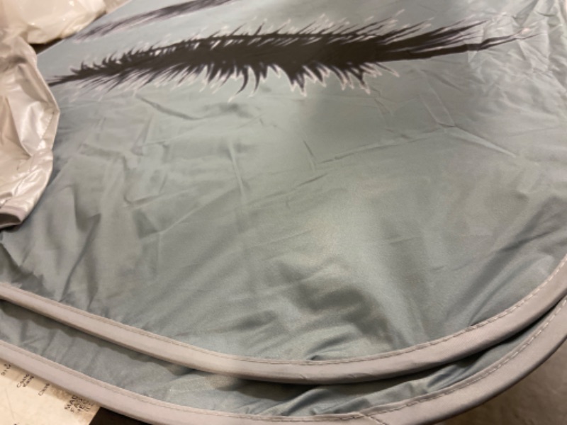 Photo 1 of 2pc UV Feather Sunshade with Travel Bag