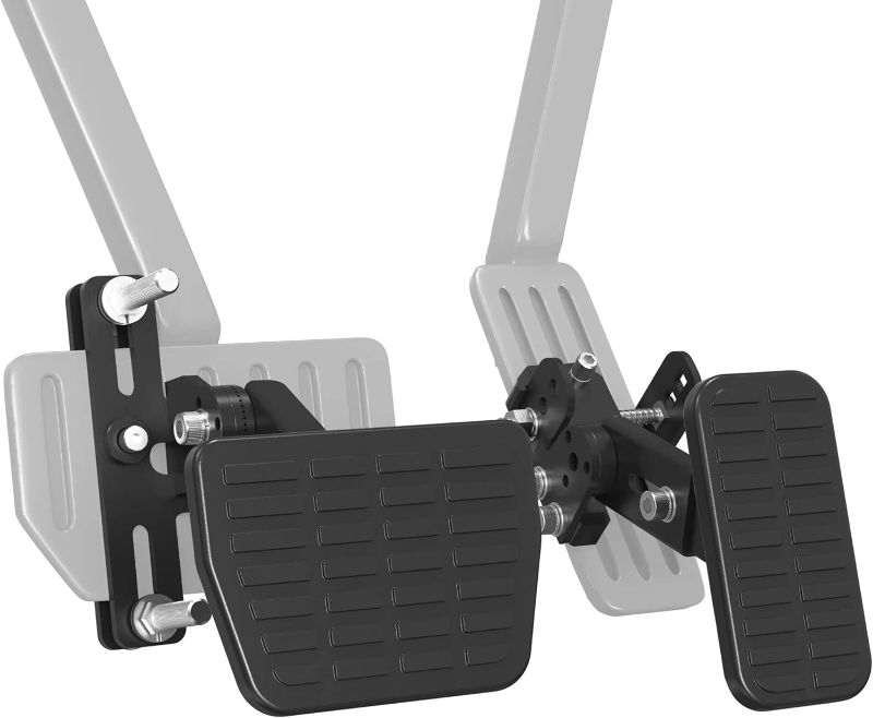 Photo 1 of DriFeez Gas and Brake Pedal Extenders for Short Drivers People Driving Cars, Go Kart, Ride on Toys, Adjustable Length and Angle Auto Vehicles Brake and Accelerator Pedals (Version DF-YCQ200)