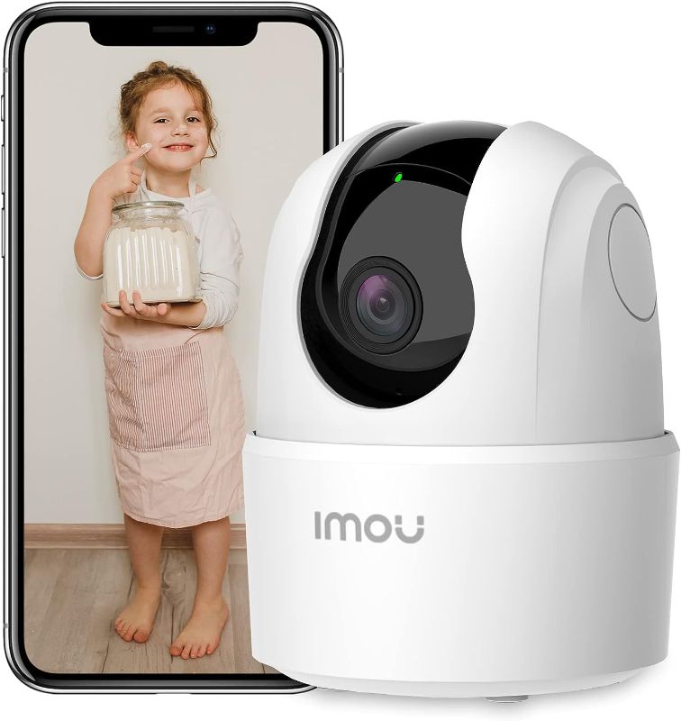 Photo 1 of Imou Indoor Security Camera 2K WiFi Camera Home Camera with App, Night Vision, 2-Way Audio, Human Detection, Motion Detection for Baby and Pet Monitor, Sound Detection, Local/Cloud Storage 2.4Ghz