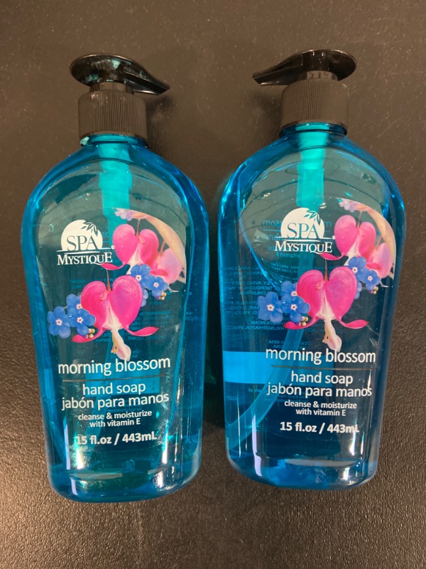 Photo 1 of 2 pack Spa Mystique Morning Blossom  Hand Soap 15oz
Be careful of tops