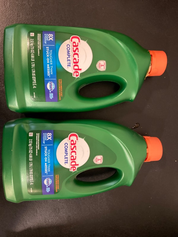 Photo 2 of 2 Pack Cascade Complete Gel Dishwasher Detergent, Fresh Scent, 75 oz