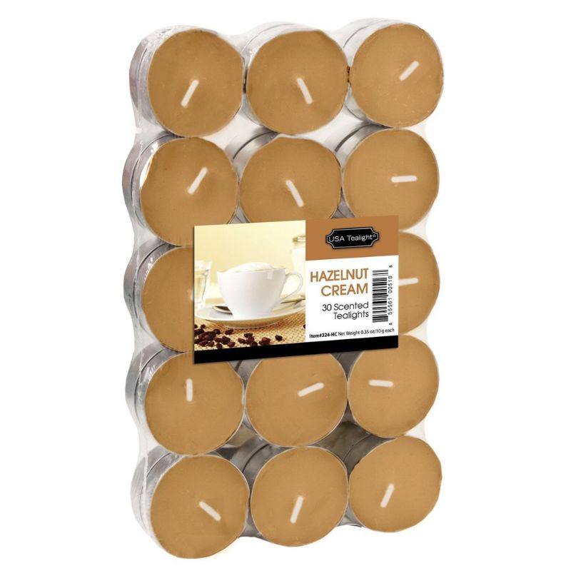 Photo 1 of 16 Packs USA Tealight 8 count Hazelnut Cream