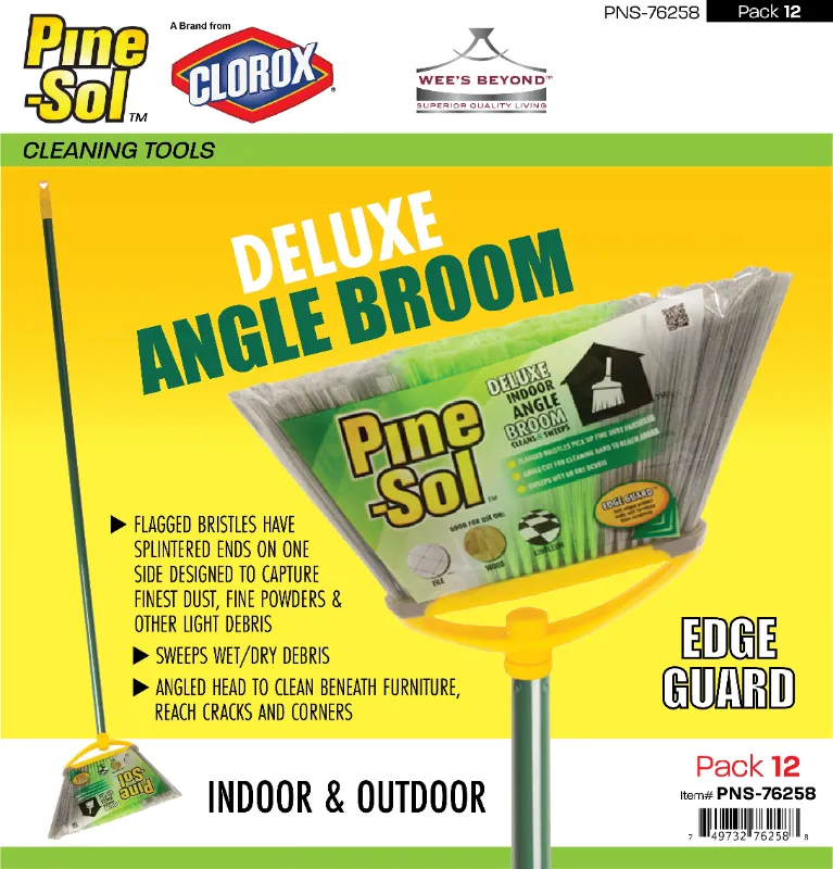 Photo 1 of Pine Sol Deluxe Indoor Angle Broom 11 Inch