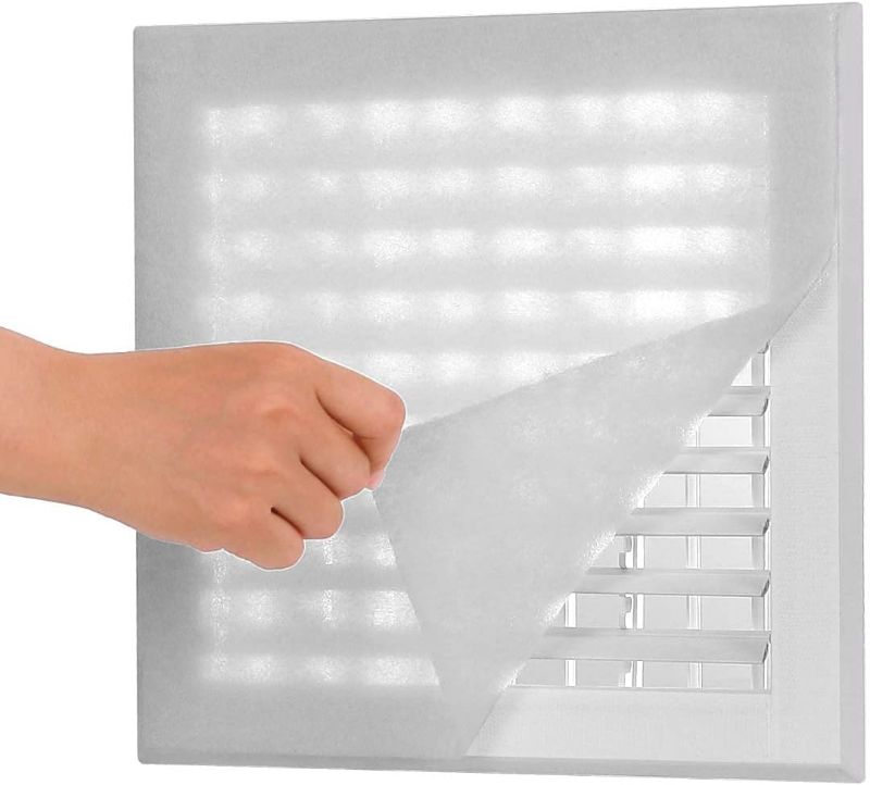 Photo 1 of Lisol Complete Air Vent Filters Kit- 98‘’ x 18'' Electrostatic Media With 157" of Installation Tape 36+ Filters per Roll for HVAC, AC & Heating Intake Registers & Grilles