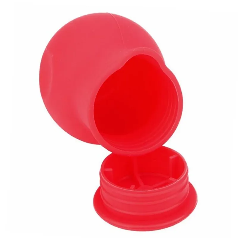 Photo 1 of Chocolate Melting Pot Silicone Baking Pouring Tool Red Microwave Butter Melter Nonstick