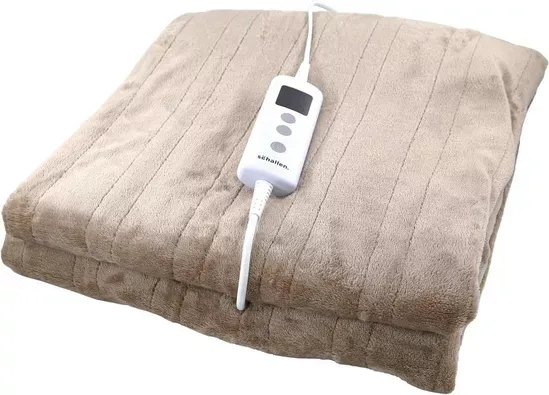 Photo 1 of 120x160cm Soft Heated Warm Throw Over Blanket with Timer and 10 Heat Settings 