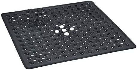 Photo 1 of Large Bathtub Mat Non Slip, Shower Mat with Drain Holes, Square Shower Rubber Mat