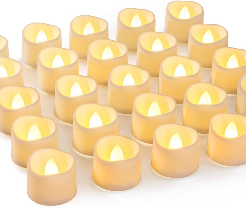 Photo 1 of Homemory Flameless Candles, 72 Pack Battery Operated Votive Candles, LED Tea Light Candles with Warm White Light
