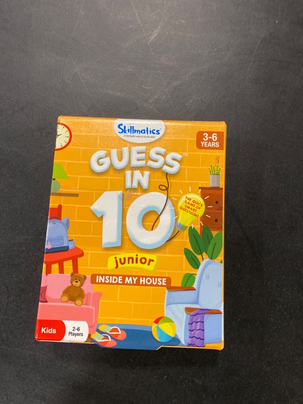 Photo 3 of Skillmatics Card Game - Guess in 10 Junior Inside My House for Kids, Boys, Girls, Who Love Board Games & Educational Toys, Gifts for Ages 3, 4, 5, 6

