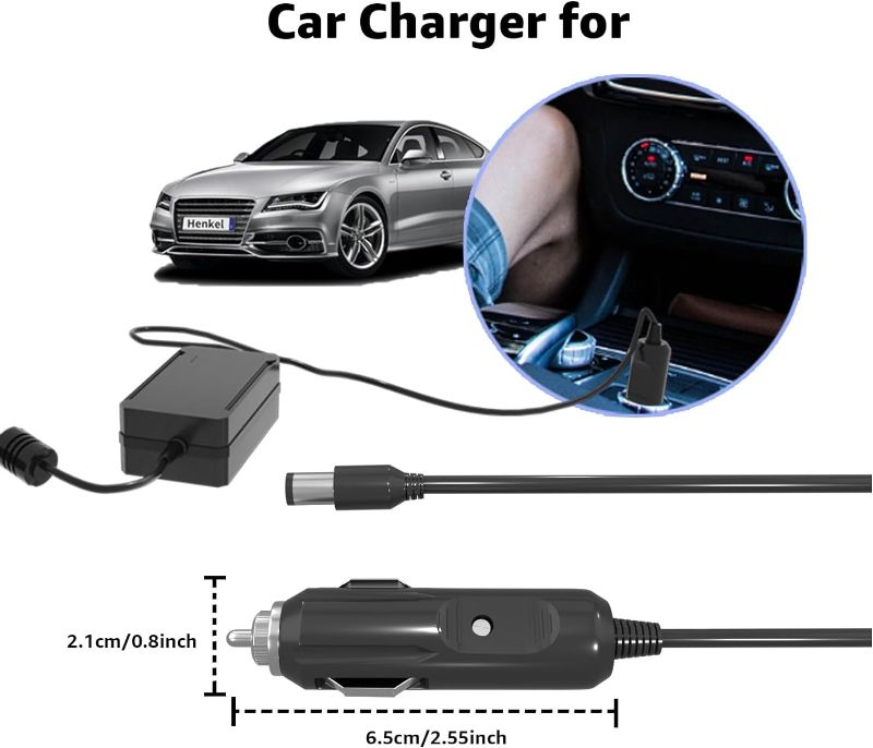 Photo 2 of Resmed Airsense 10 Series DC Adapter Car Charger, AirCurve 10 Series CPAP and BiPAP Machine,370001 37207 37297 Rockpals 300W/500W Vehicle Power Supply Cord Cable Charger
