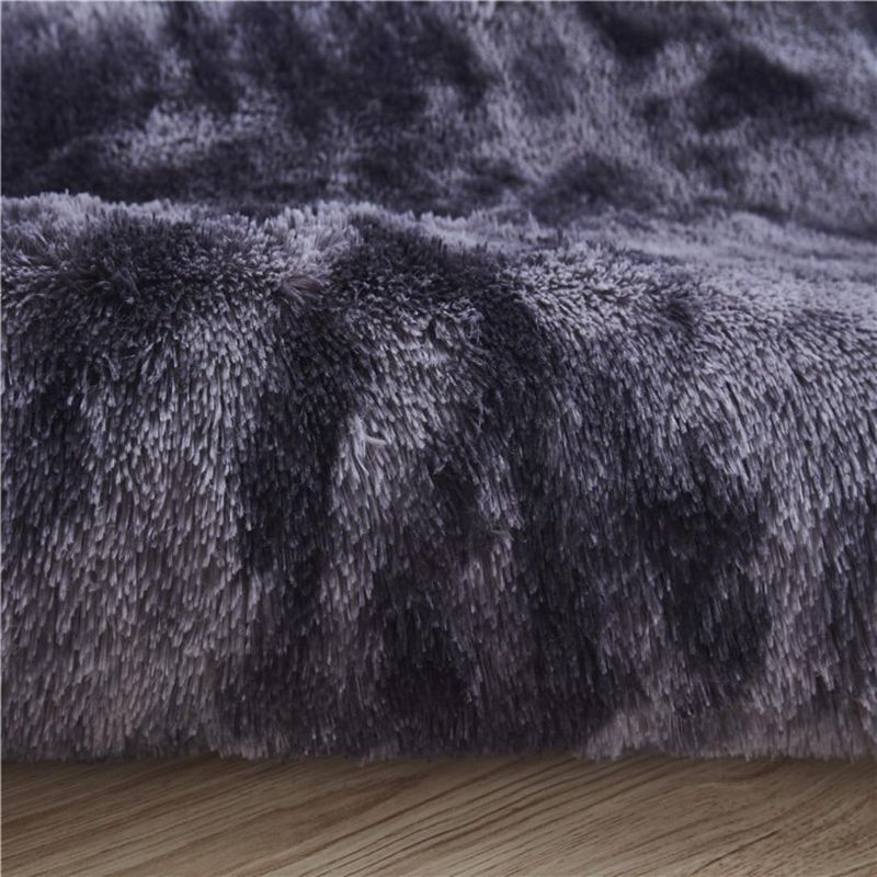 Photo 2 of HUWKMEZ Oval Thick Carpet for Living Room Plush Bedroom Area Rugs Long Shaggy Fuzzy Floor Mat Soft Beside Rug Fashion Home Décor
