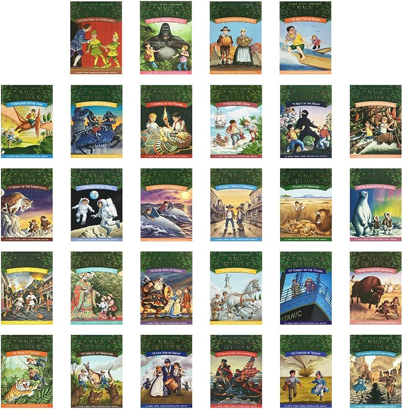 Photo 2 of Magic Tree House Books A Library of Books 1-28 The Ultimate Box Set of 28 Books 1-28 Books Set
