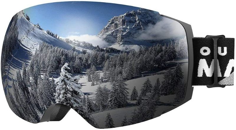 Photo 1 of OutdoorMaster Ski Goggles PRO - Frameless, Interchangeable Lens 100% UV400 Protection Snow Goggles for kid