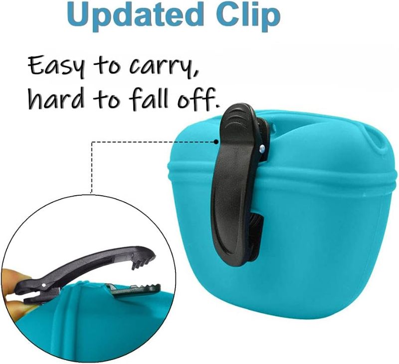 Photo 1 of RoyalCare Silicone Dog Treat Pouch-Small Training Bag-Portable Dog Treat Bag for Leash with Magnetic Closure and Waist Clip - 2pieces [US Design Patent]
