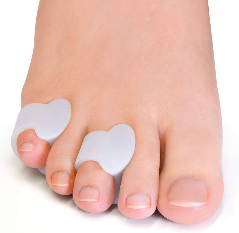 Photo 2 of Welnove Gel Toe Separator, Pinky Toe Spacers, Little Toe Cushions for Preventing Rubbing & Relieve Pressure (Pack of 12)
