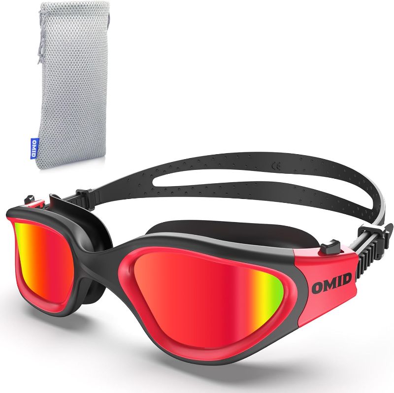 Photo 1 of OMID Swim Goggles, P2 Polarized ?Patent & Upgrade? Anti-Fog Anti-UV No Leakage Swimming Goggles for Adult Men Women Youth
