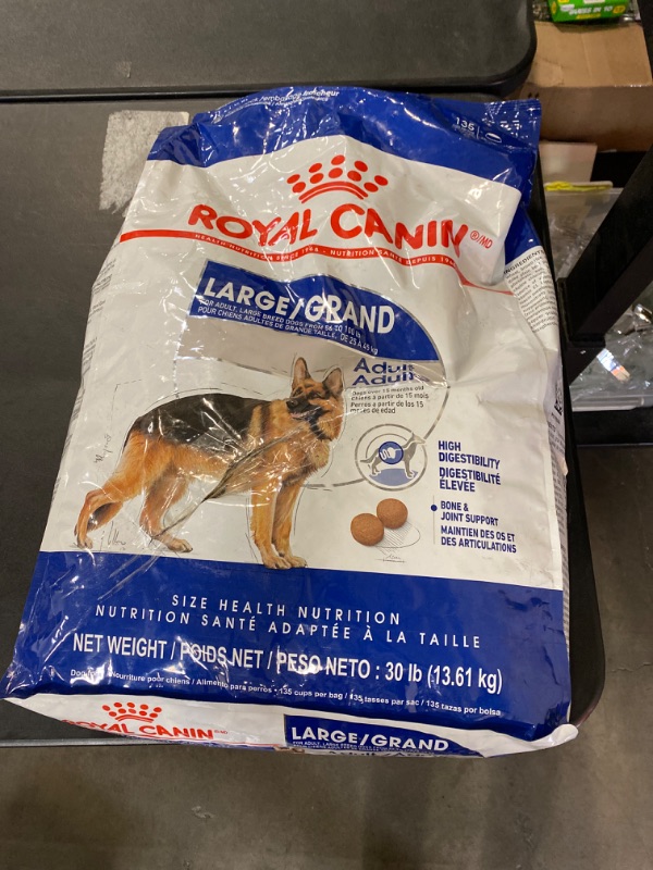 Photo 3 of Royal Canin Large Breed Adult Dry Dog Food, 30 lb Bag
